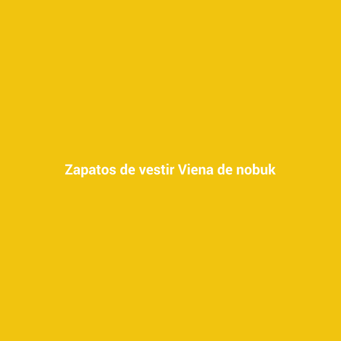 Zapatos de vestir Viena de nobuk