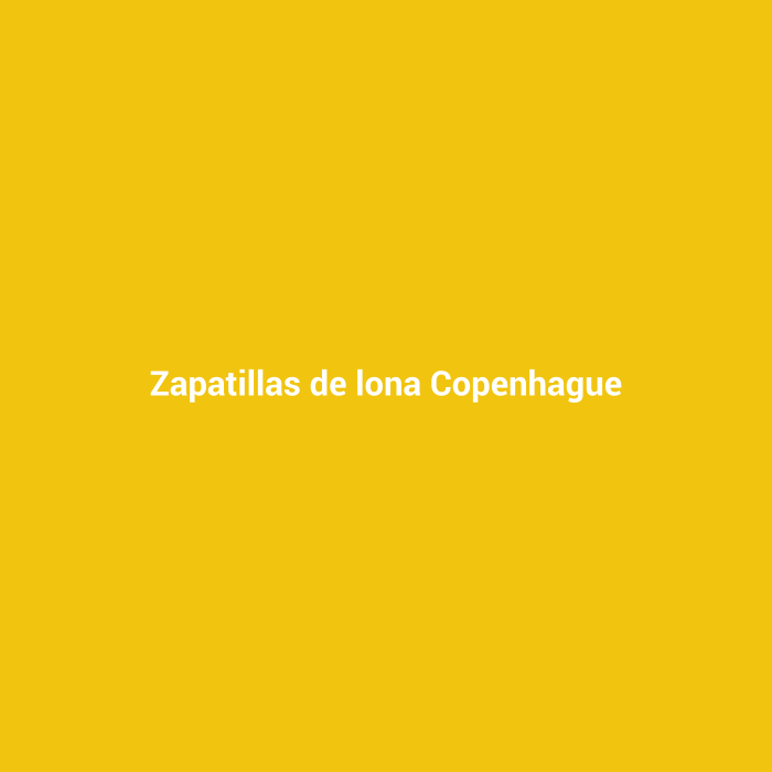Zapatillas de lona Copenhague