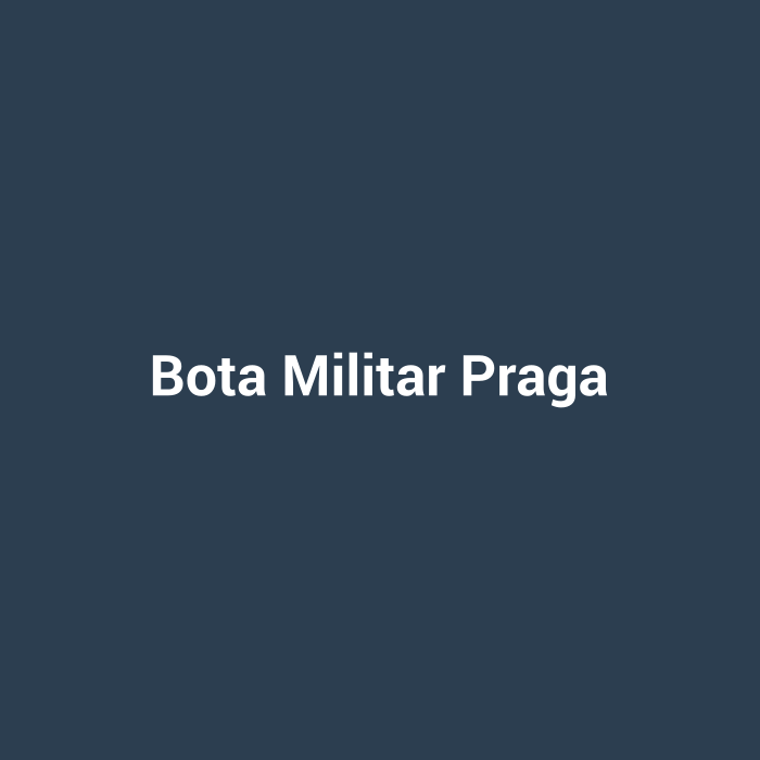 Bota Militar Praga