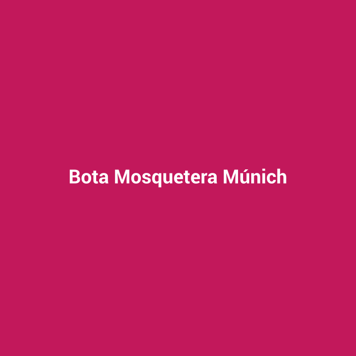 Bota Mosquetera Múnich