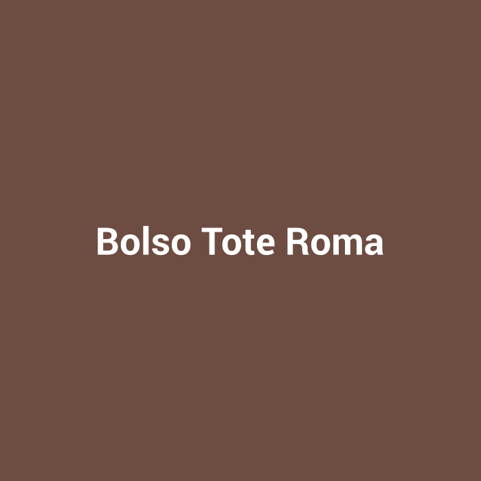 Bolso Tote Roma