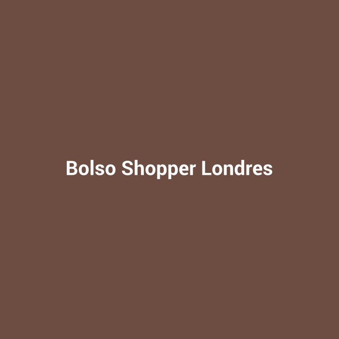 Bolso Shopper Londres