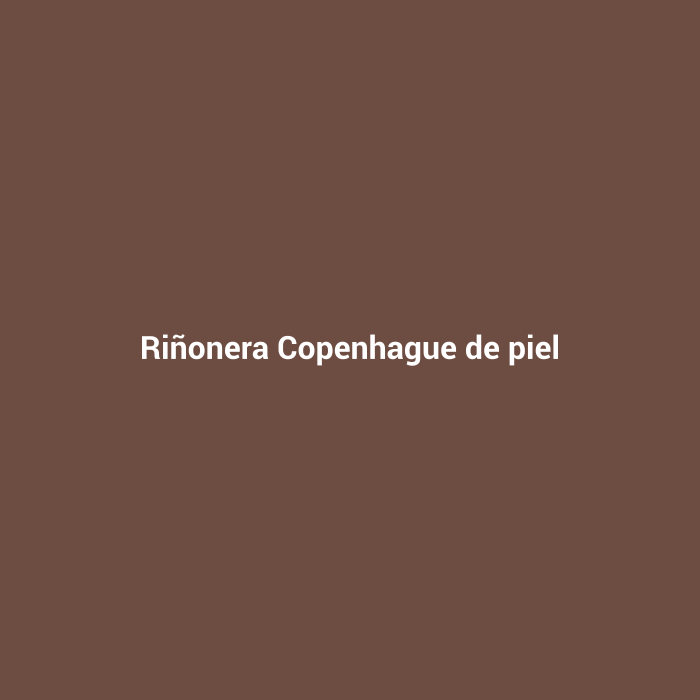 Riñonera Copenhague de piel