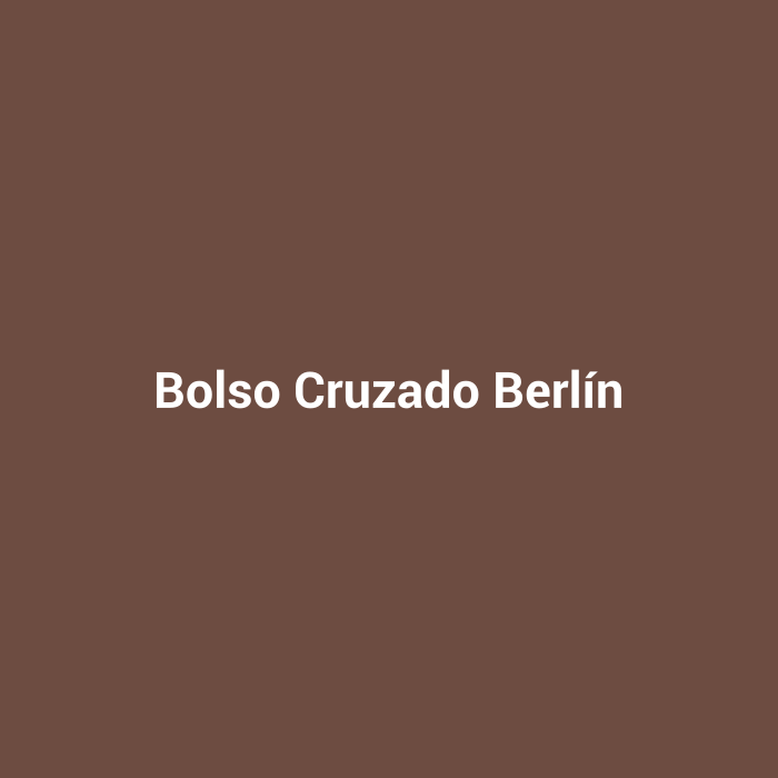Bolso Cruzado Berlín