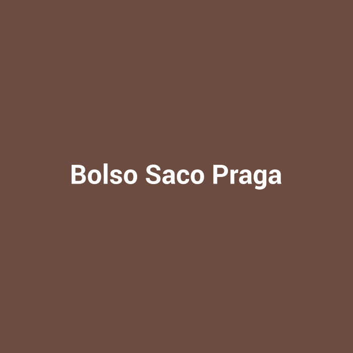 Bolso Saco Praga