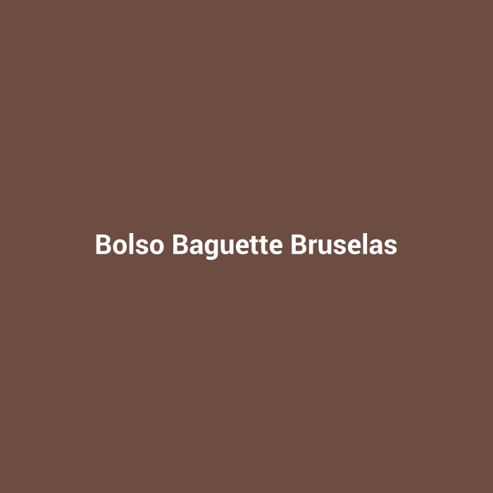 Bolso Baguette Bruselas