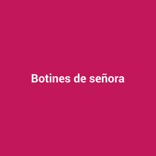 Botines de señora