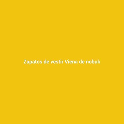 Zapatos de vestir Viena de nobuk