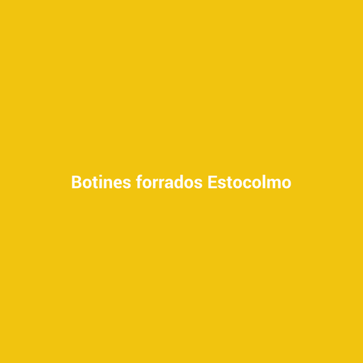 Botines forrados Estocolmo