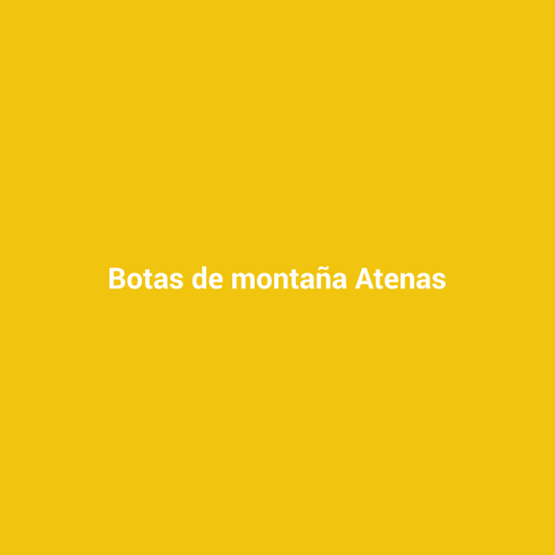 Botas de montaña Atenas