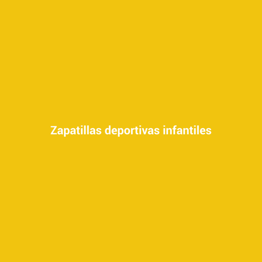 Zapatillas deportivas infantiles