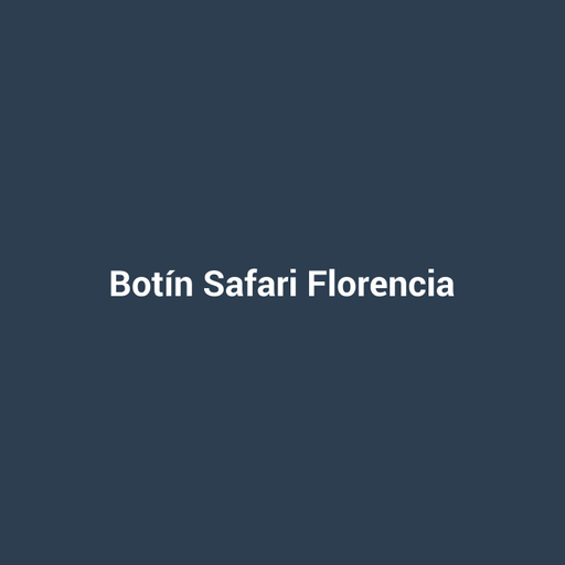 Botín Safari Florencia
