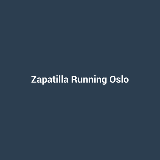 Zapatilla Running Oslo
