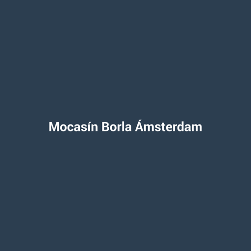 Mocasín Borla Ámsterdam