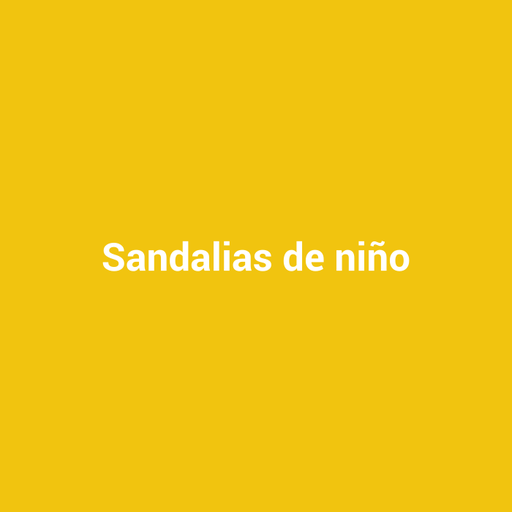 Sandalias de niño