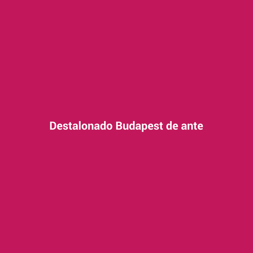 Destalonado Budapest de ante