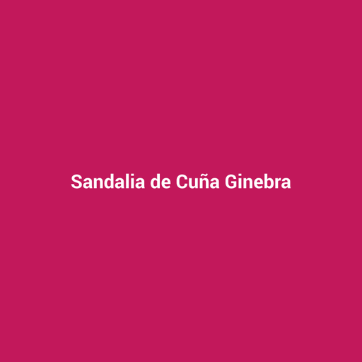Sandalia de Cuña Ginebra