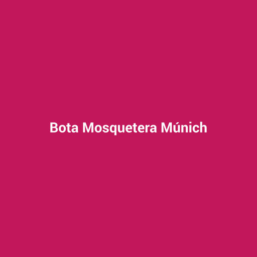 Bota Mosquetera Múnich