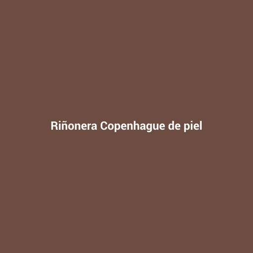 Riñonera Copenhague de piel