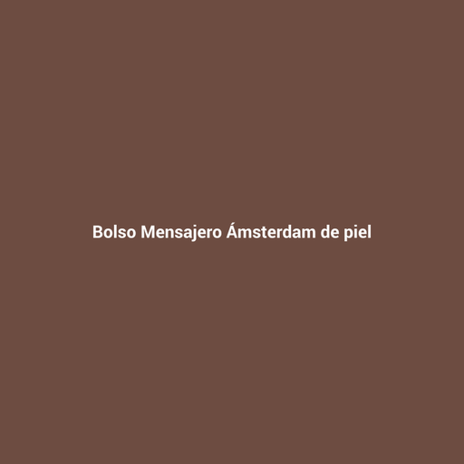Bolso Mensajero Ámsterdam de piel